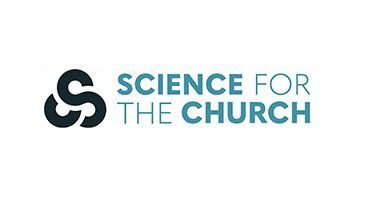 Science for the Church logo with a dark teal icon and teal text on a white background