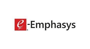 E-Emphasis logo with a red square and stylized white “e” beside black text