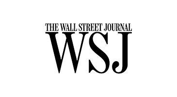 The Wall Street Journal logo with bold black “WSJ” lettering on a white background