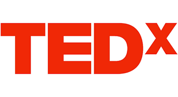 Red TEDx logo on a white background