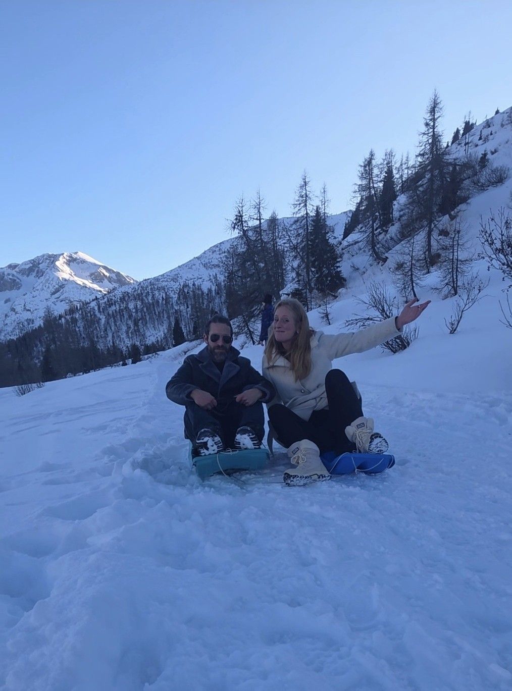 De dolomieten in de winter als er sneeuw ligt, sneeuwfun in de italiaanse dolomieten. Wat te doen met kinderen in de dolomieten