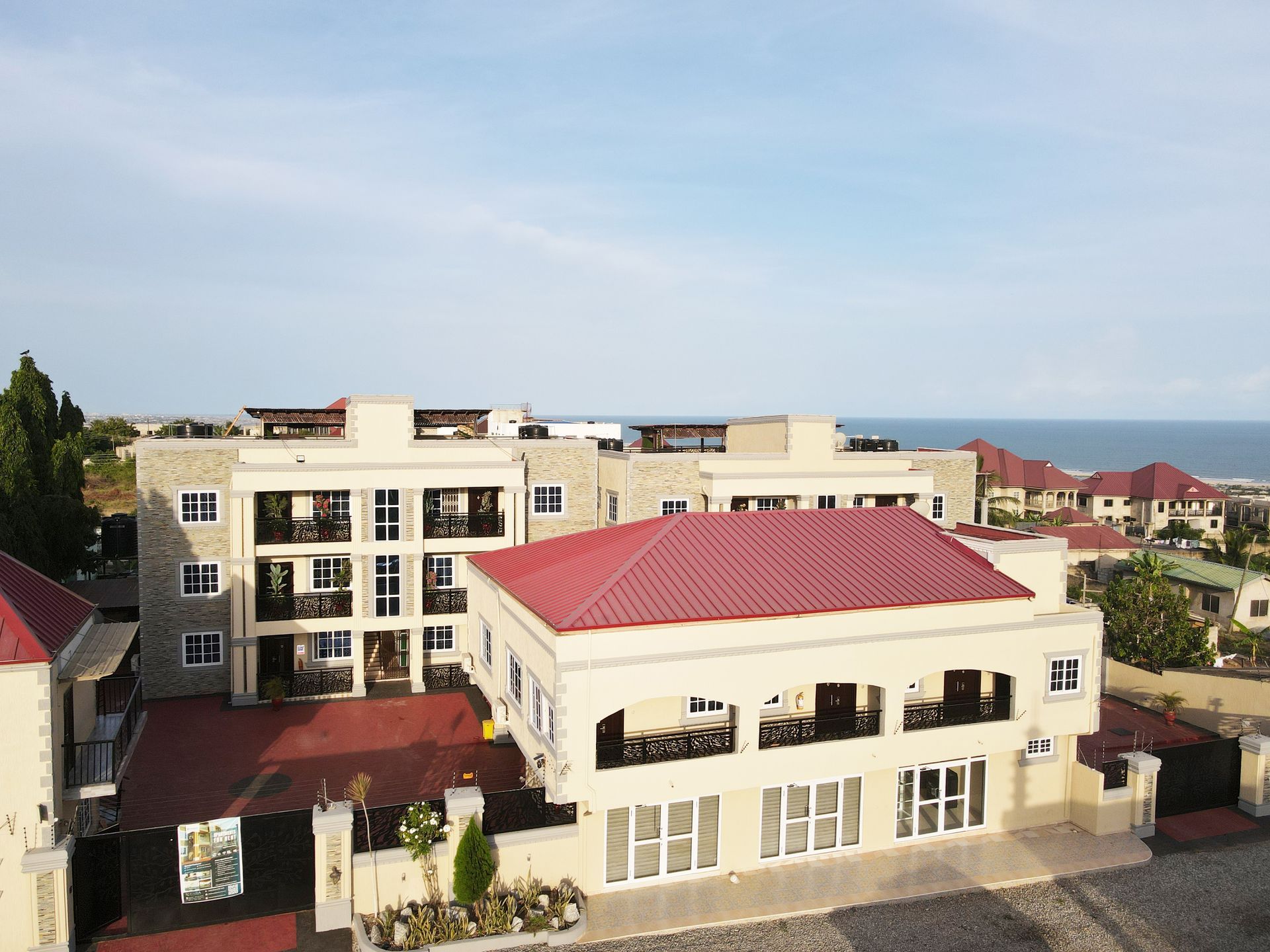 Aerial view of Kara apartments 