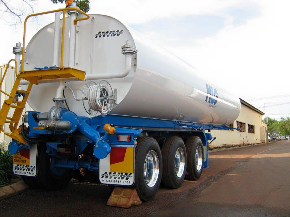 Rear of Tanker Trailer — Spare Parts in Darwin, NT