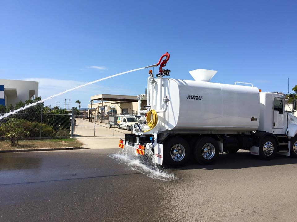 Water Truck and Hose Spraying — Spare Parts in Darwin, NT