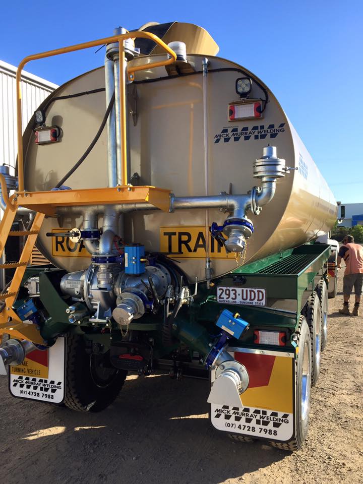 Rear of Petrol Tanker — Truck Parts in Alice Springs, NT