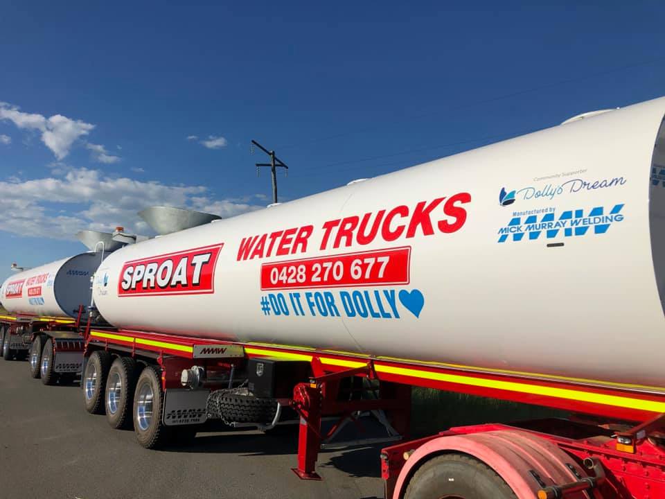 B-Double Water Truck — Spare Parts in Darwin, NT