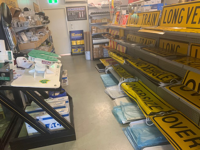 Truck Signage in our Showroom— Spare Parts in Darwin, NT