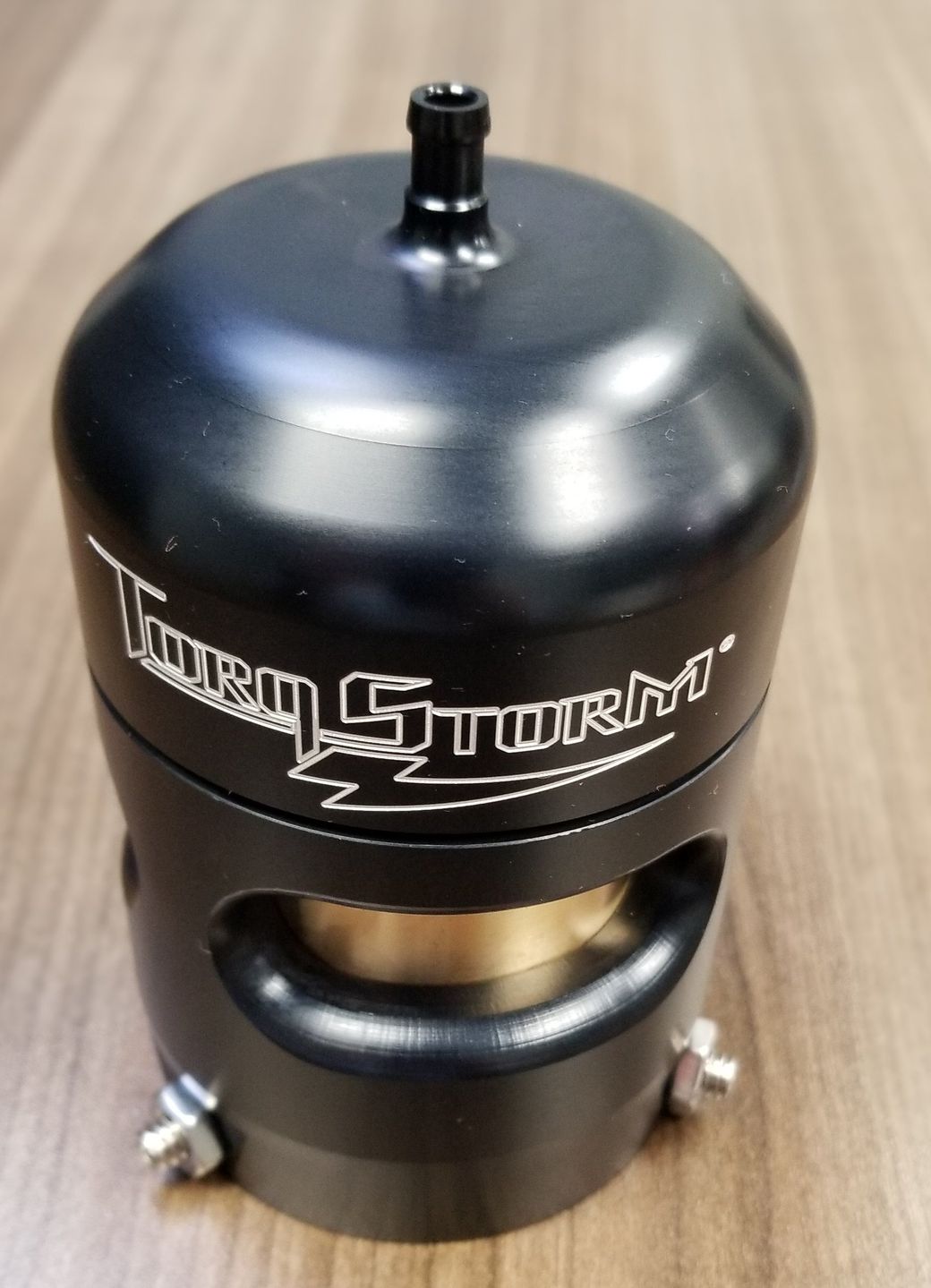 A black item with the word twisty on it