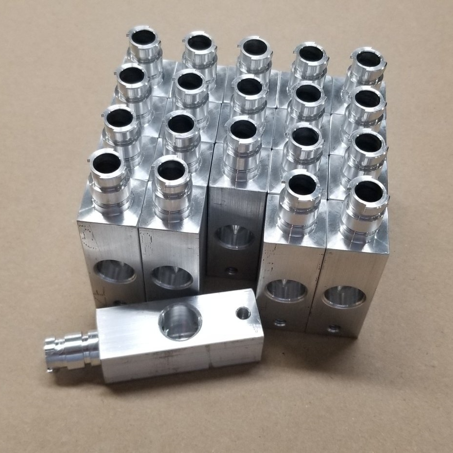 A bunch of metal pieces are stacked on top of each other