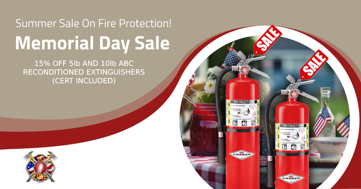 Memorial Day Weekend Fire Safety Tips & Special Summer Sale!