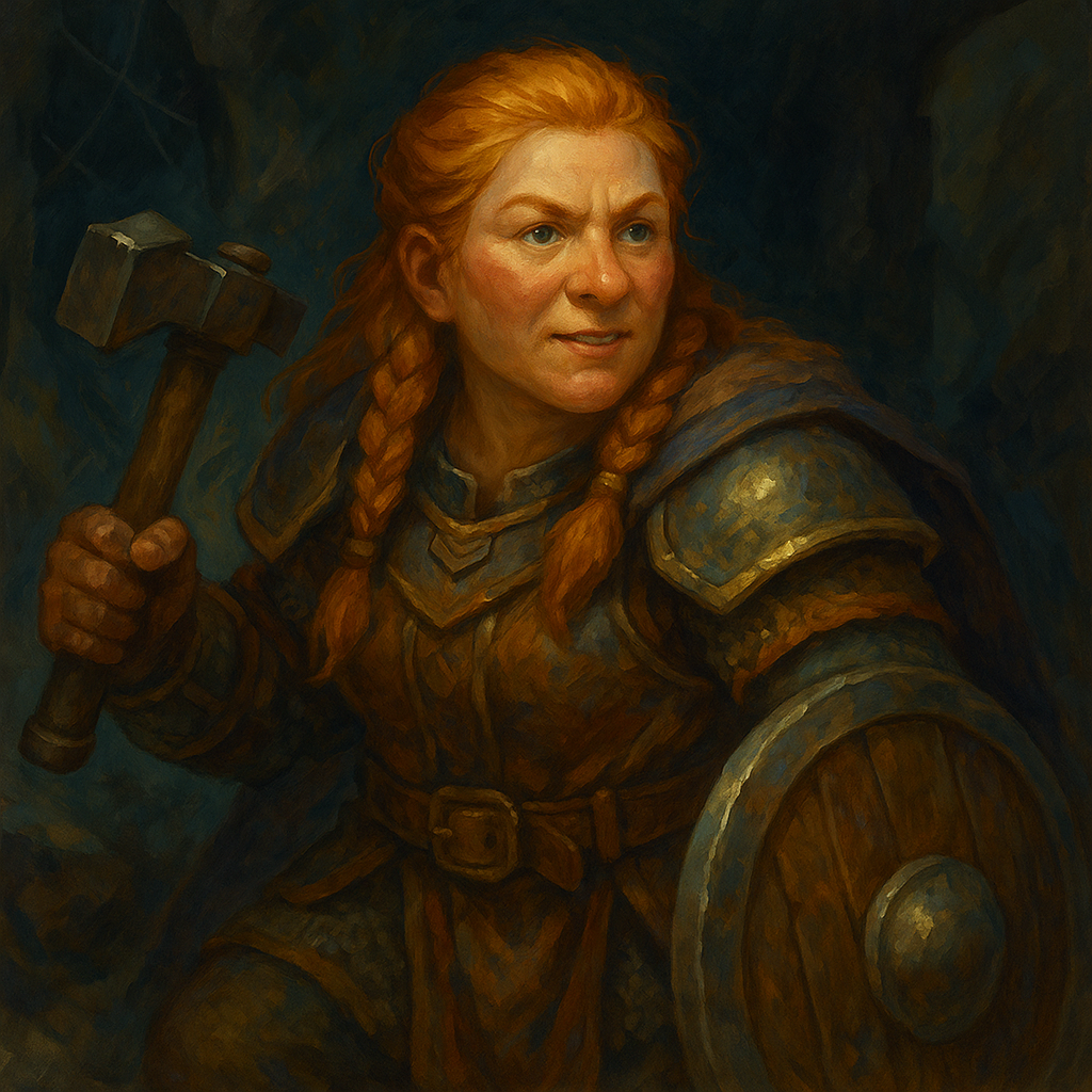 Eldeth Feldrun, Shield Dwarf Scout