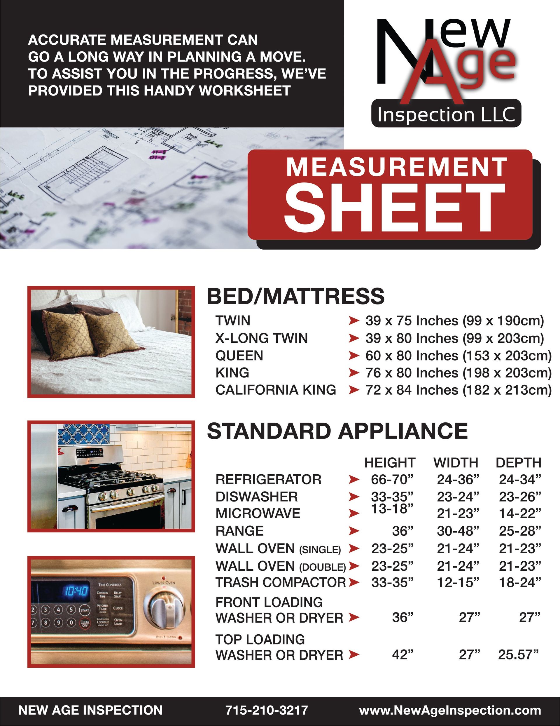 Measurement Sheet