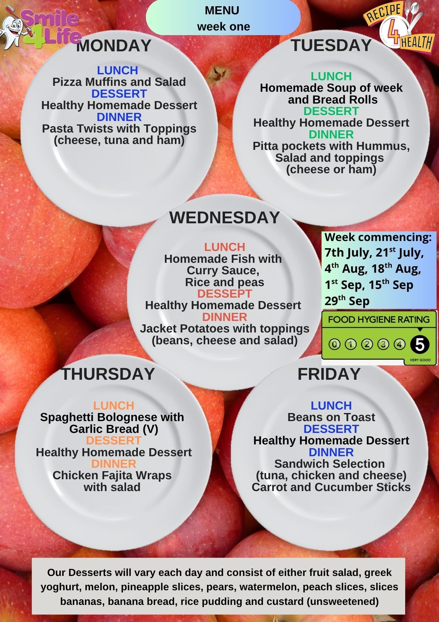 summer menu