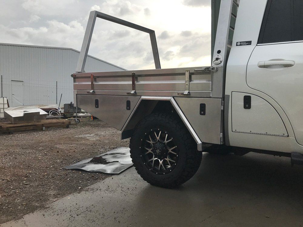 Trailer Back Metal Custom — D & M Sheetmetal Gladstone QLD