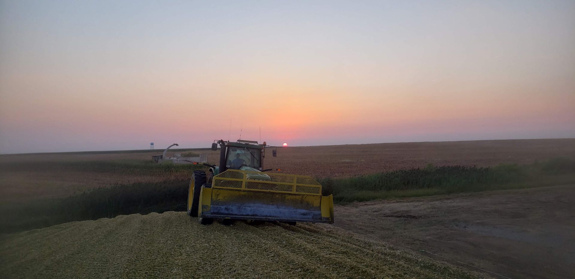 Packing alfalfa at Rokeyroad Creamery
