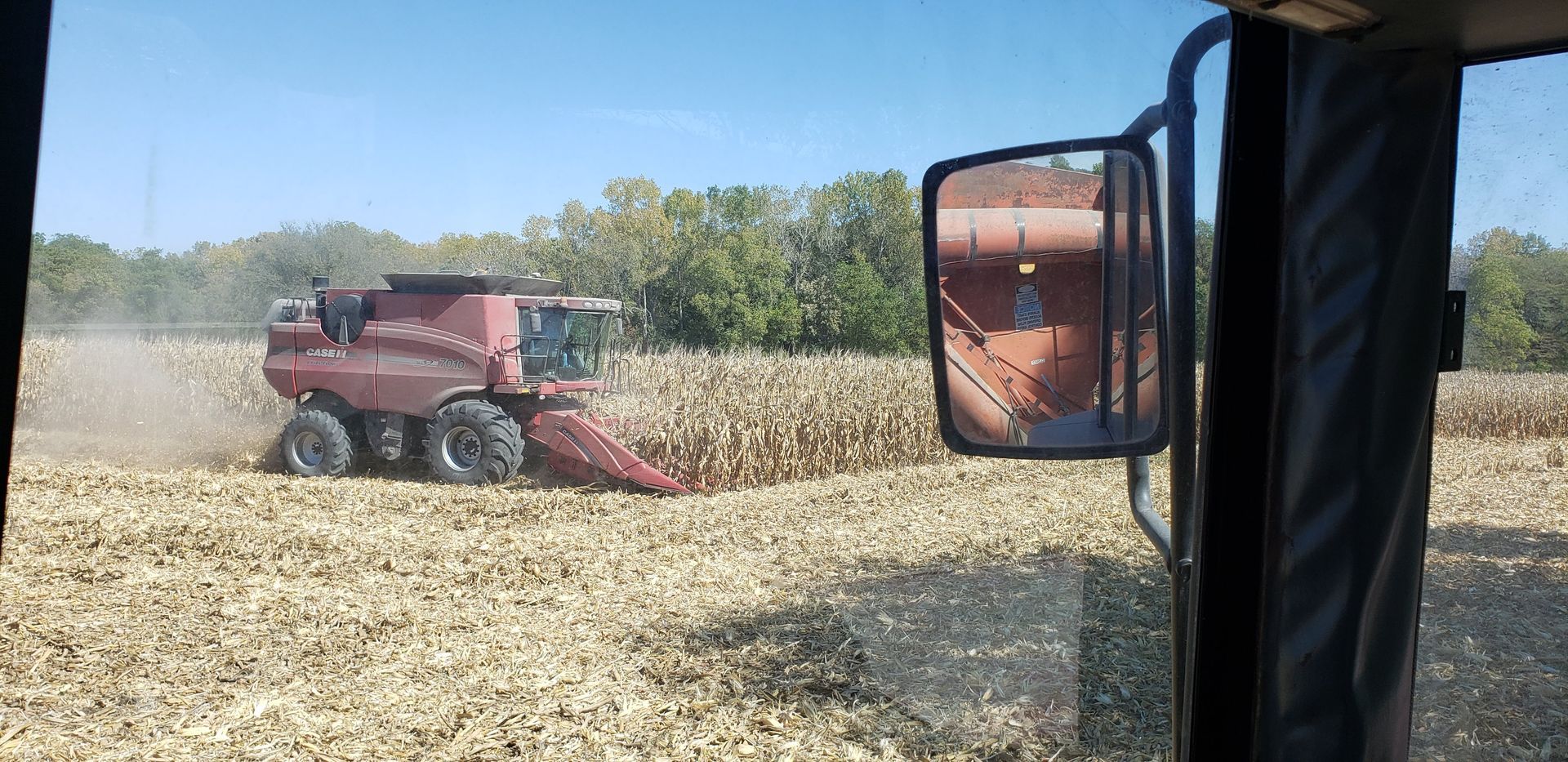 Corn harvest at Rokeyroad Creamery