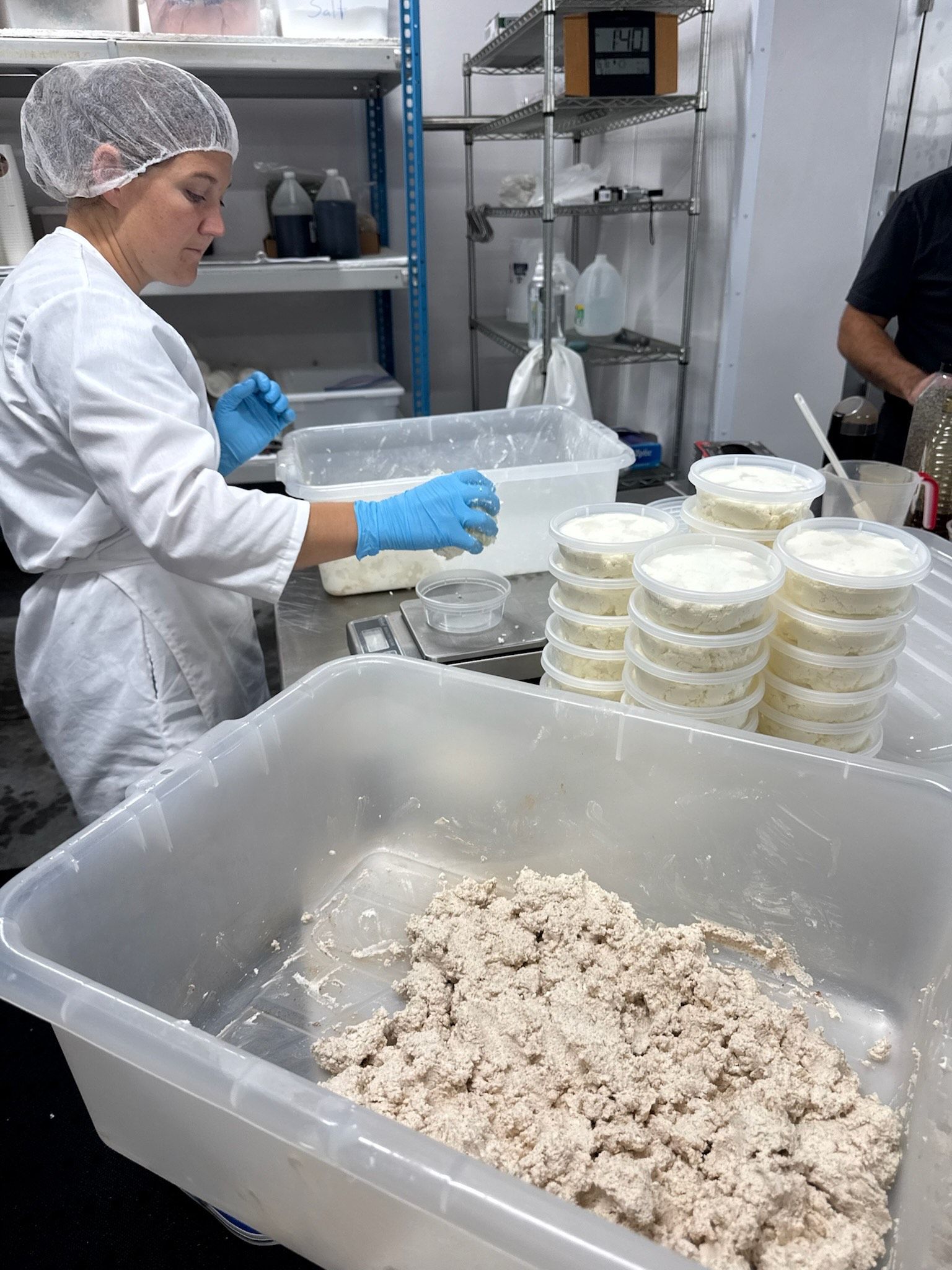 Cutting alfalfa at Rokeyroad Creamery