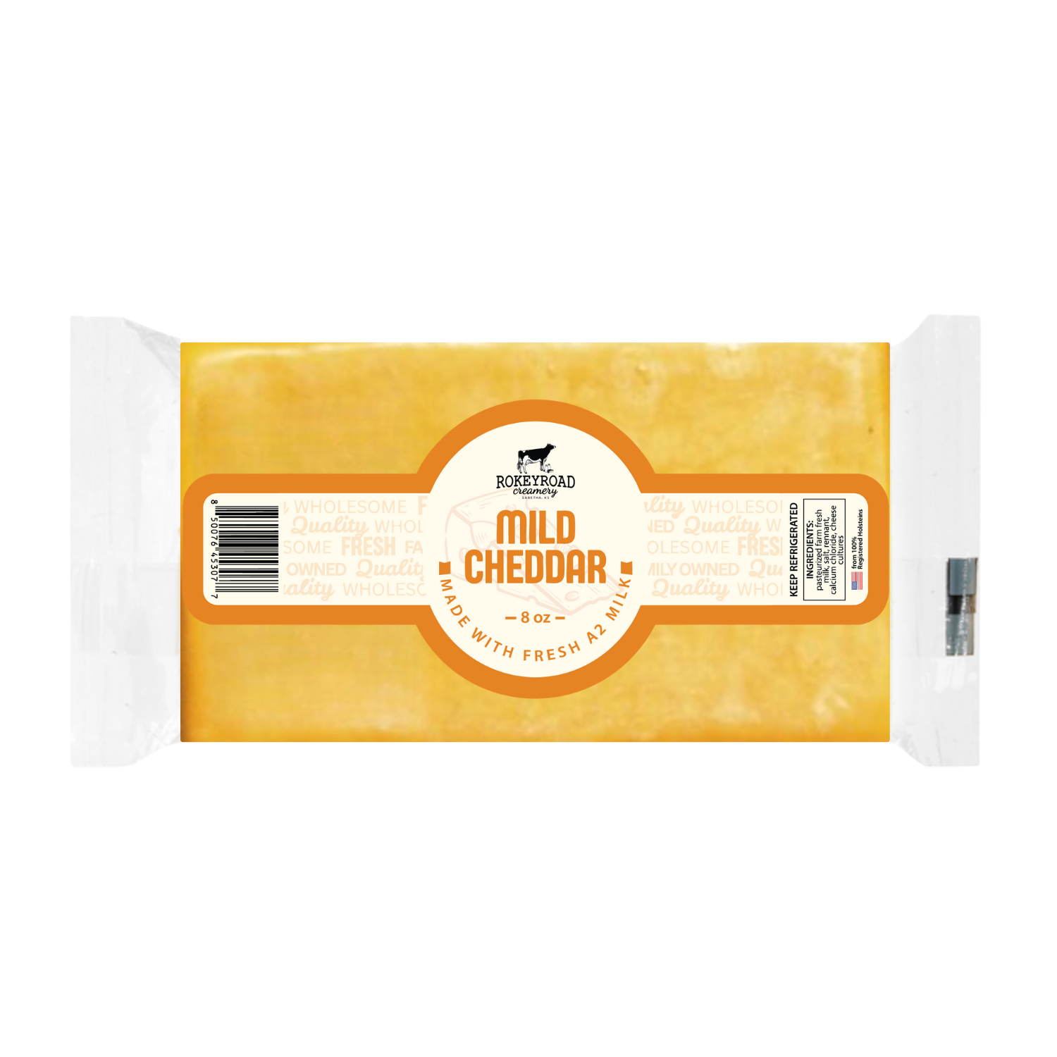 Rokeyroad Creamery Artisan Mild Cheddar Cheese