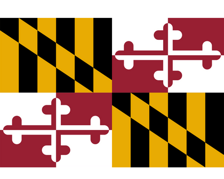 State of Maryland Flag General Contractor Home Remodeling Company Residential Roofing