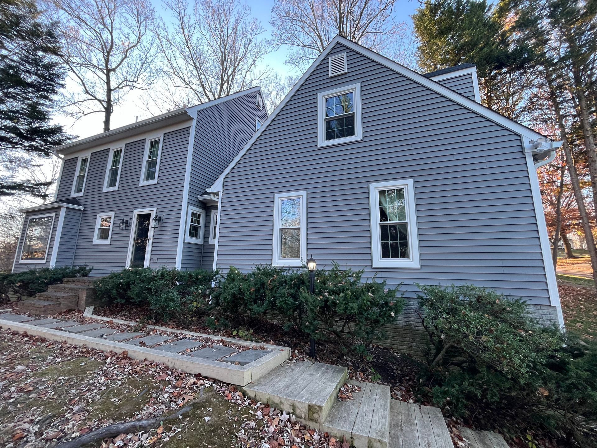 New Alside Vinyl Siding Installation on home in central Maryland by American Remodeling Corp.