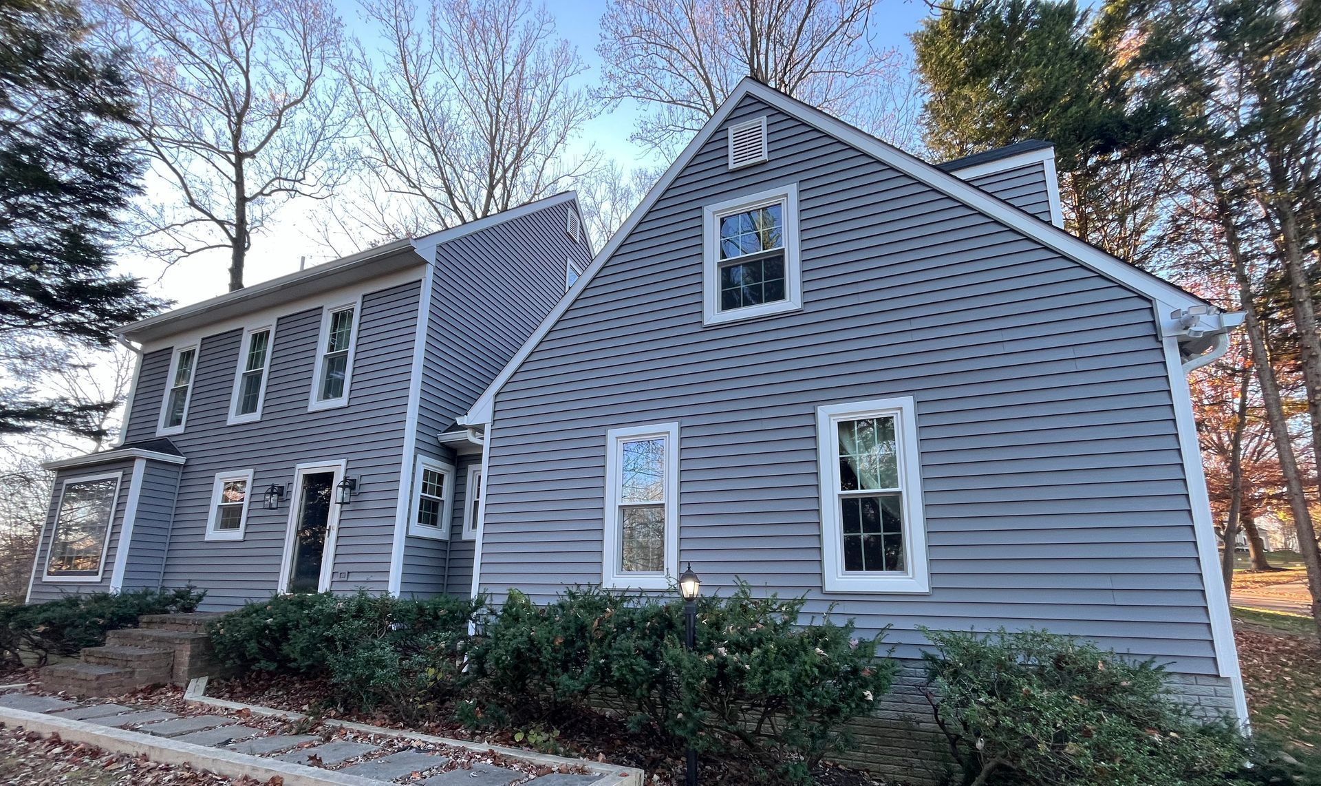 New Vinyl Siding on Maryland Home, installed by American Remodeling Corp.