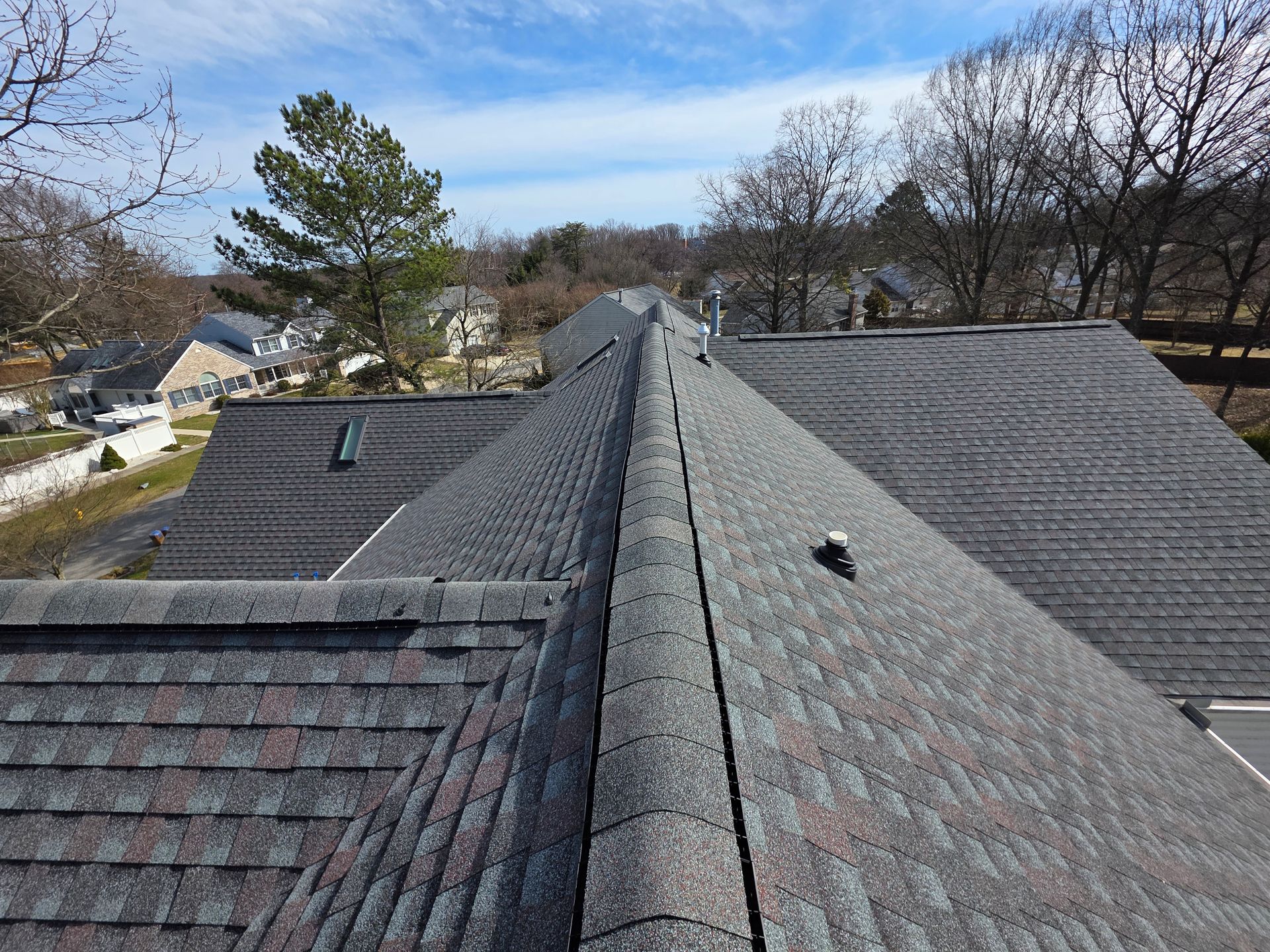 GAF Timberline HDZ Asphalt Roofing System Replacement and Installation in Central Maryland by American Remodeling Corp.