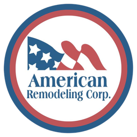 Circle Logo American Remodeling Corp. with Flag and company name