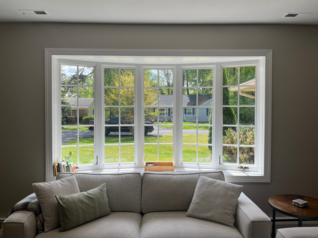 Provia Bay Window Install in Severna Park Maryland by American Remodeling Corp