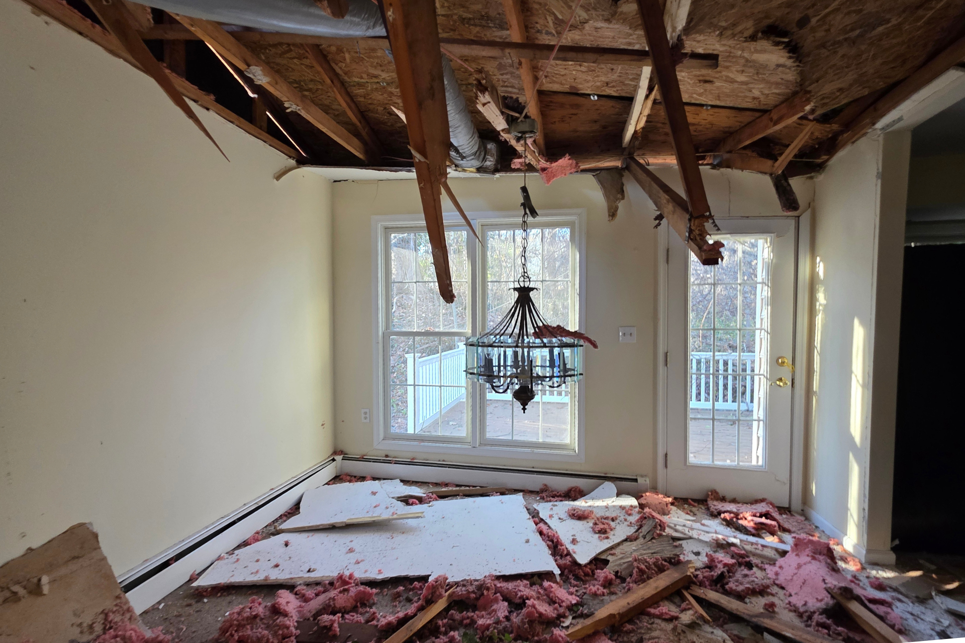 Catastrophic Interior Storm Damage Insurance Claim Representation American Remodeling Corp