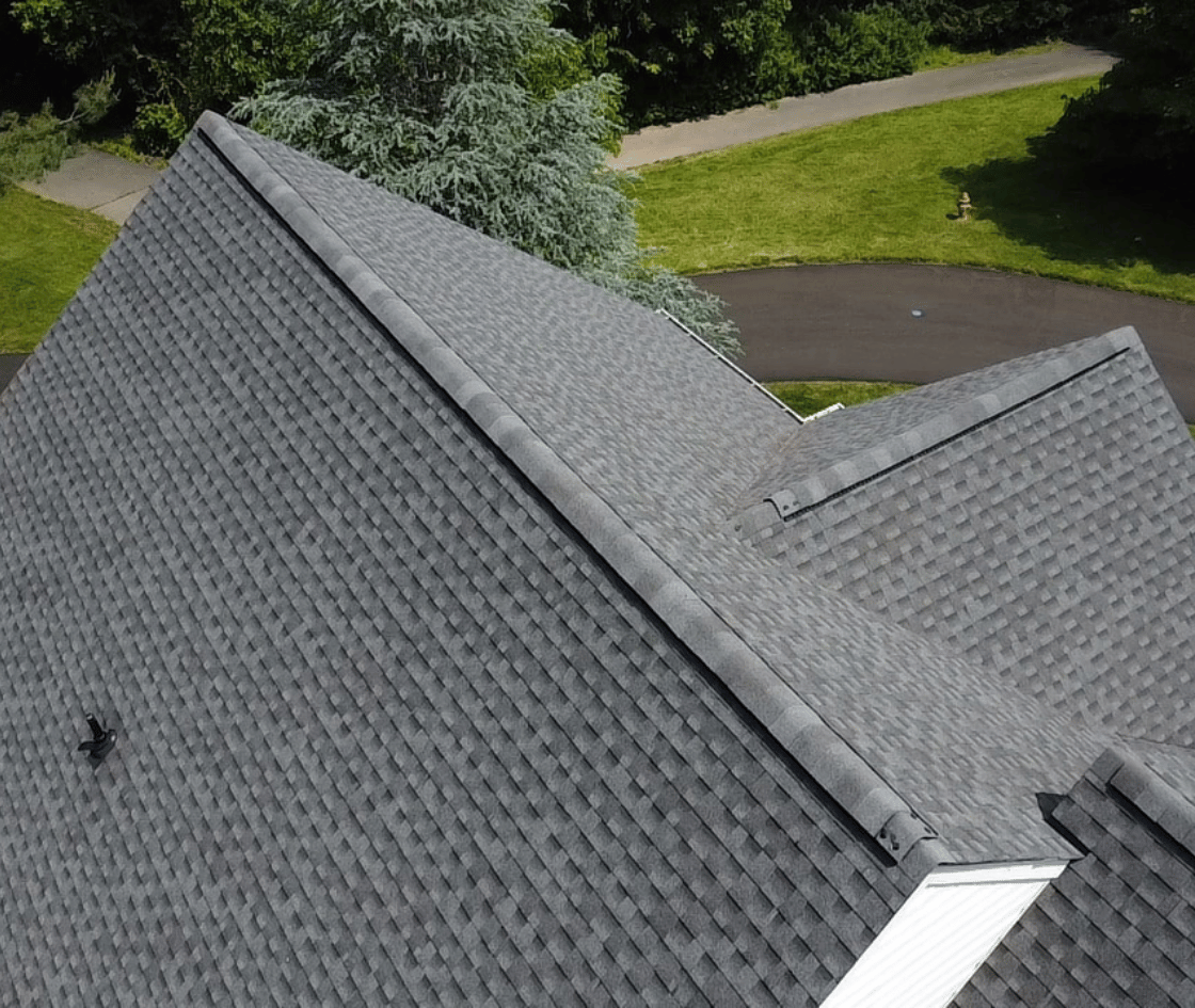 Residential Roof Replacement Asphalt Shingle GAF Roof Install in Columbia Maryland Howard County Master Elite
