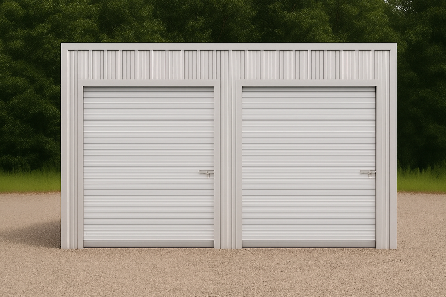 QUICK SHIP - 20x10 - Open Bay - Ash Grey