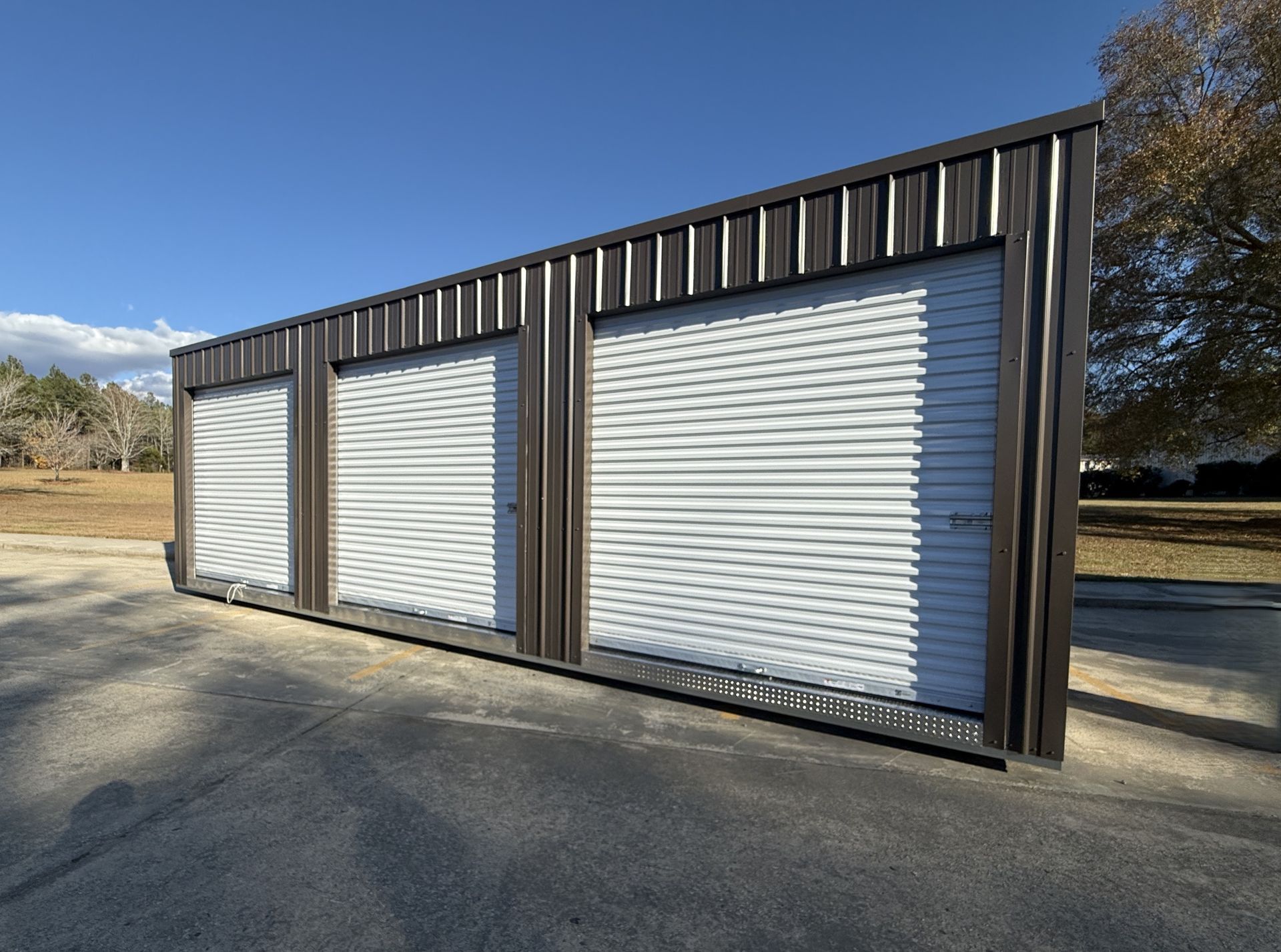 Quick Ship - 30x10 (3 Unit Building) Burnished Slate