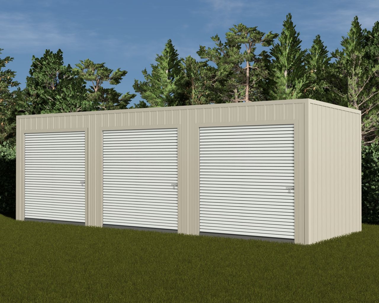 30x10 - 3 Unit Building