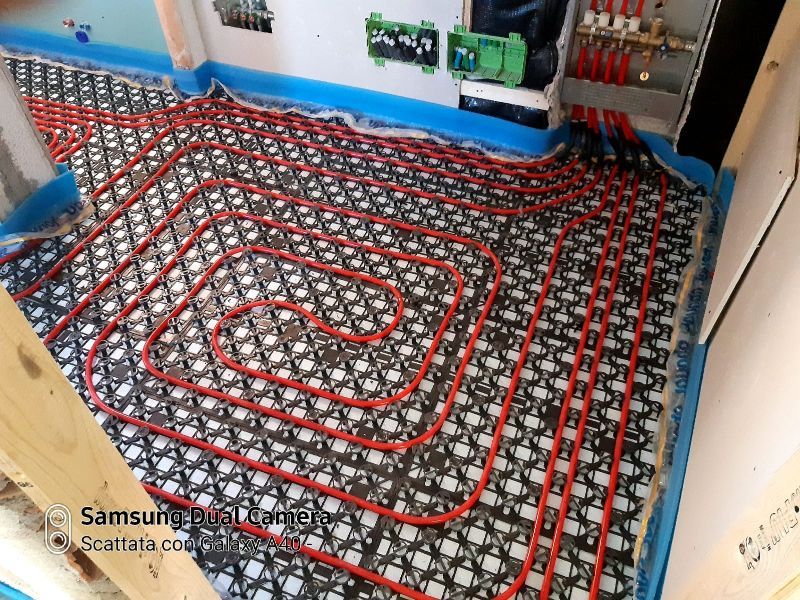 riscaldamento a pavimento