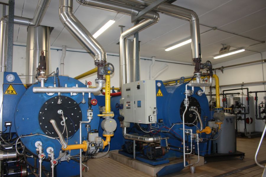 impianto di termoidraulica industriale