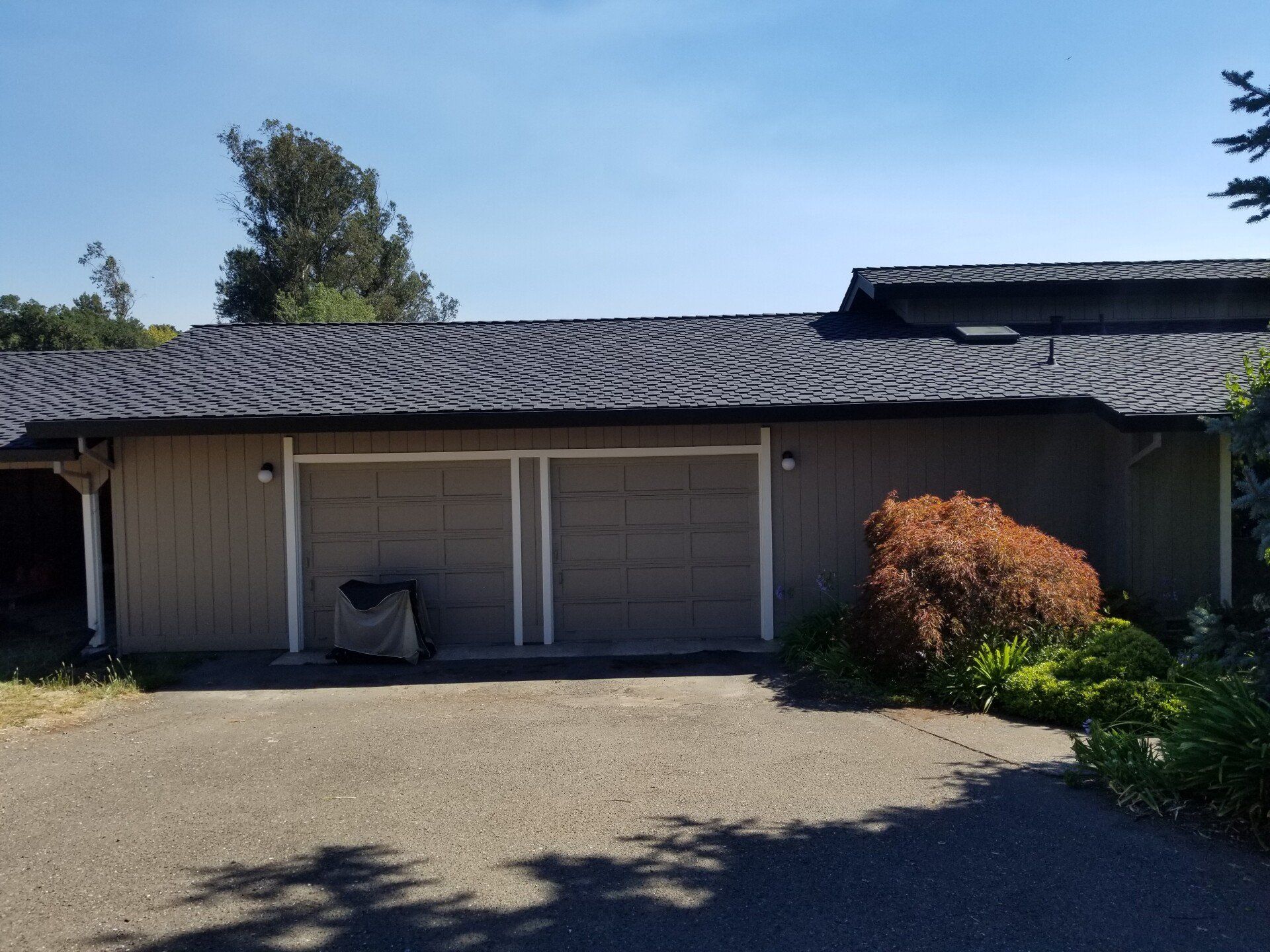 Garage of the House — Sebastapol, CA — Alpine Roofing Co