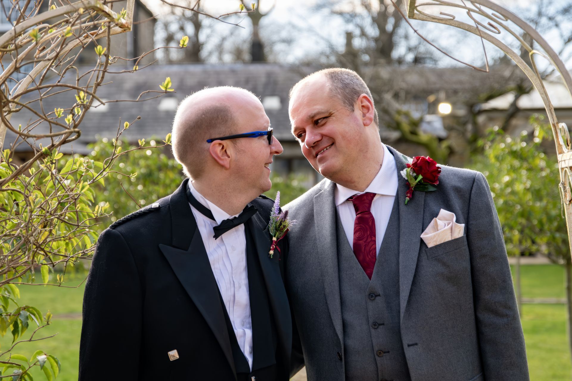 Your trusted wedding photographer in the UK - LS Photography - happy grooms