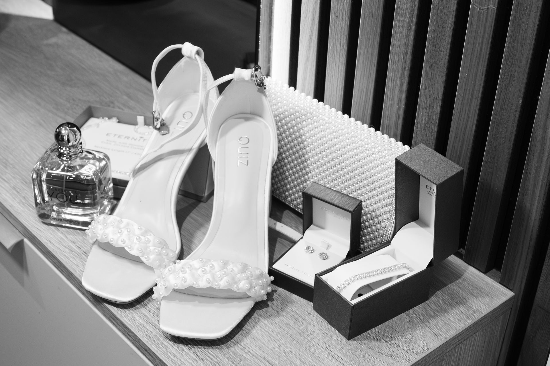 Trusted wedding photographer - LS Photography - shoes and rings