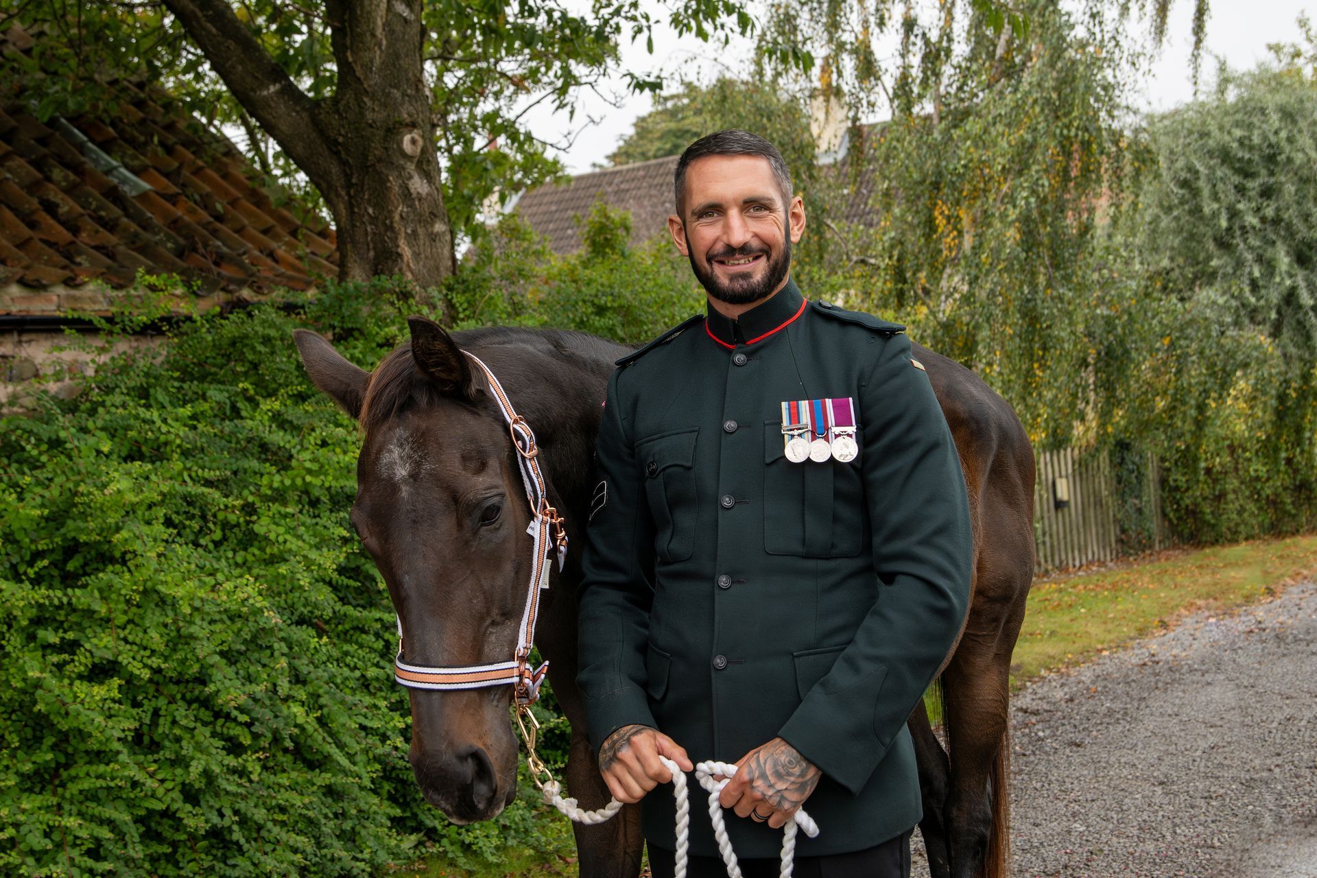 LS Photography - Trusted wedding photographer, groom with horse