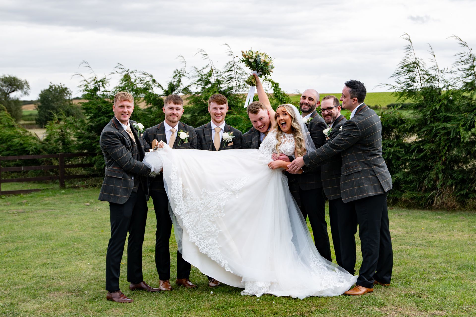Trusted wedding photographer, LS Photography, fun non posed photos