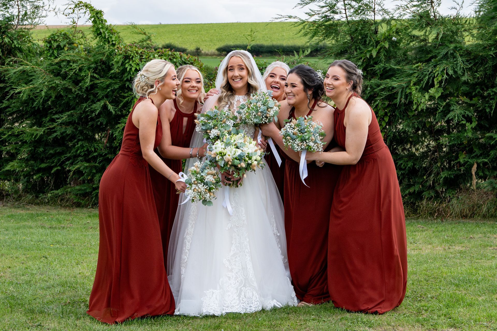 Trusted wedding photographer in the UK, LS Photography taking non posed, funny pictures