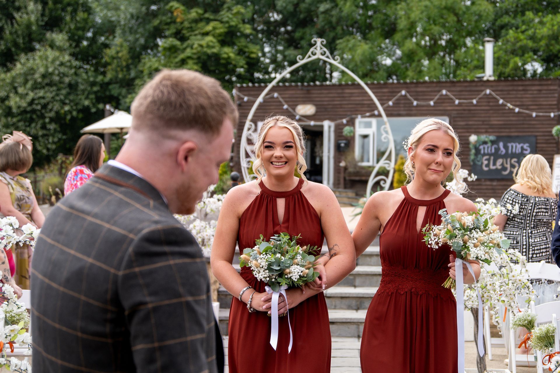 Trusted wedding photographer, LS Photography taking non posed, funny pictures