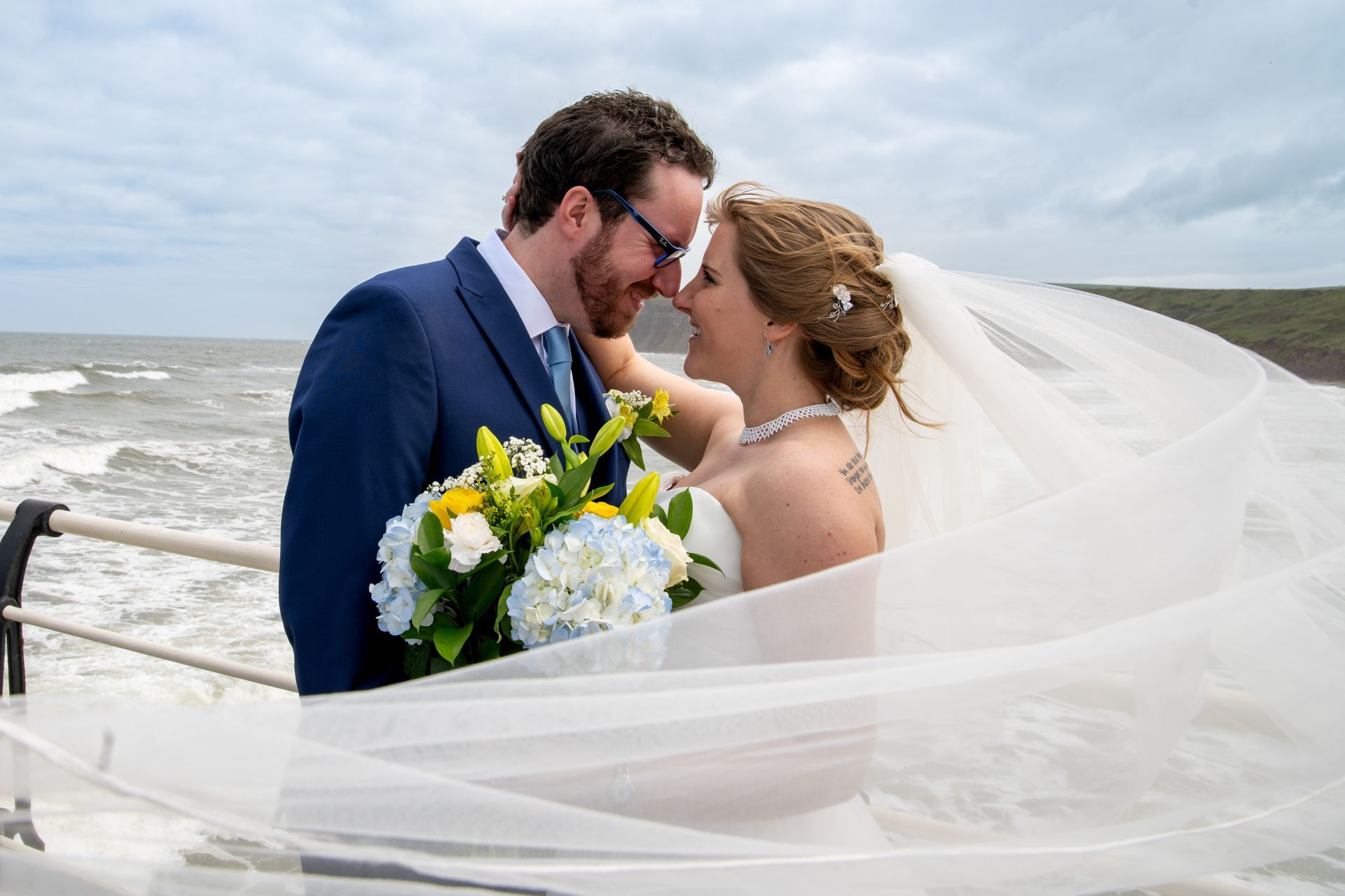 Your trusted wedding photographer in the UK - LS Photography - by the sea