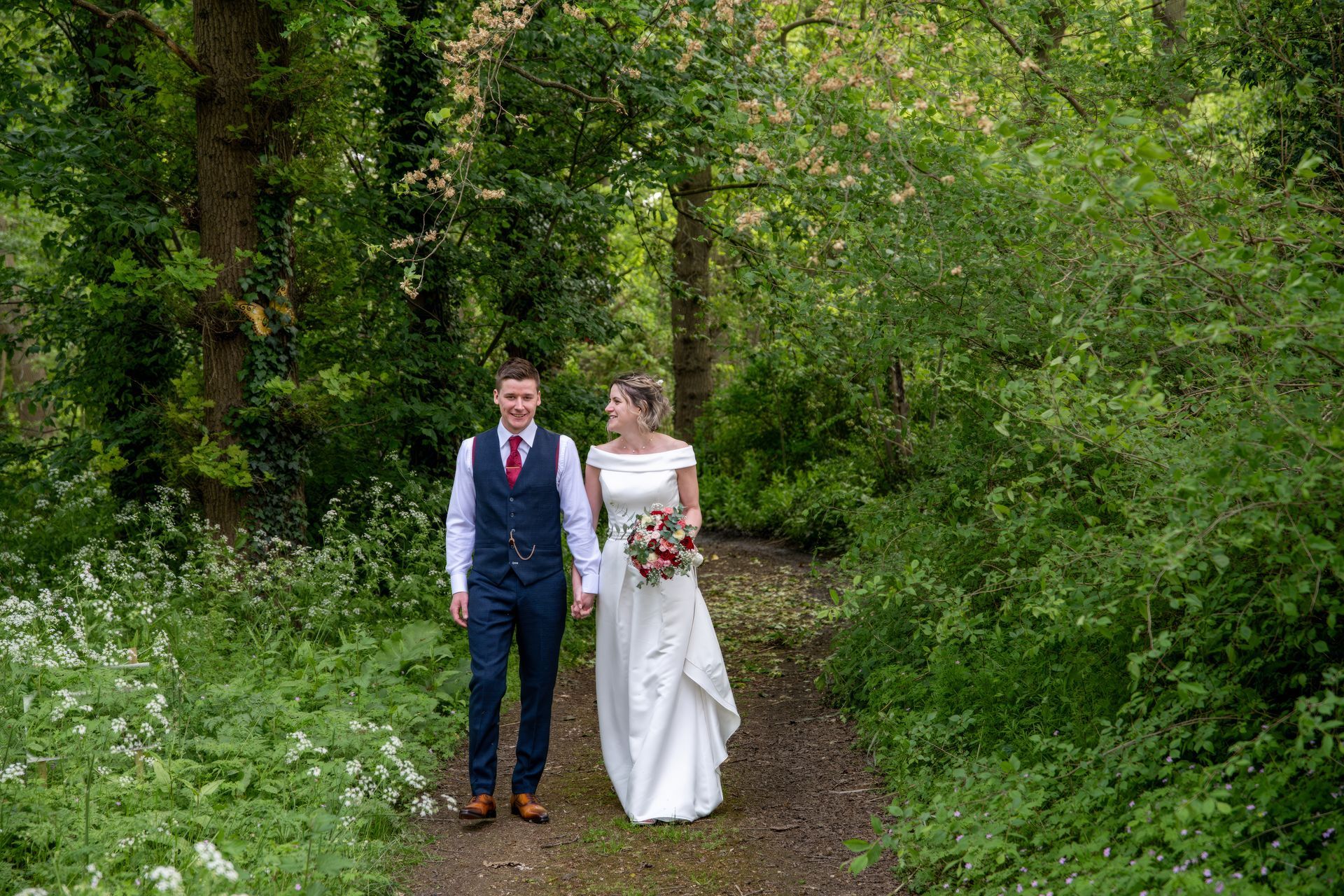 Your trusted wedding photographer in the UK - LS Photography - in the woods
