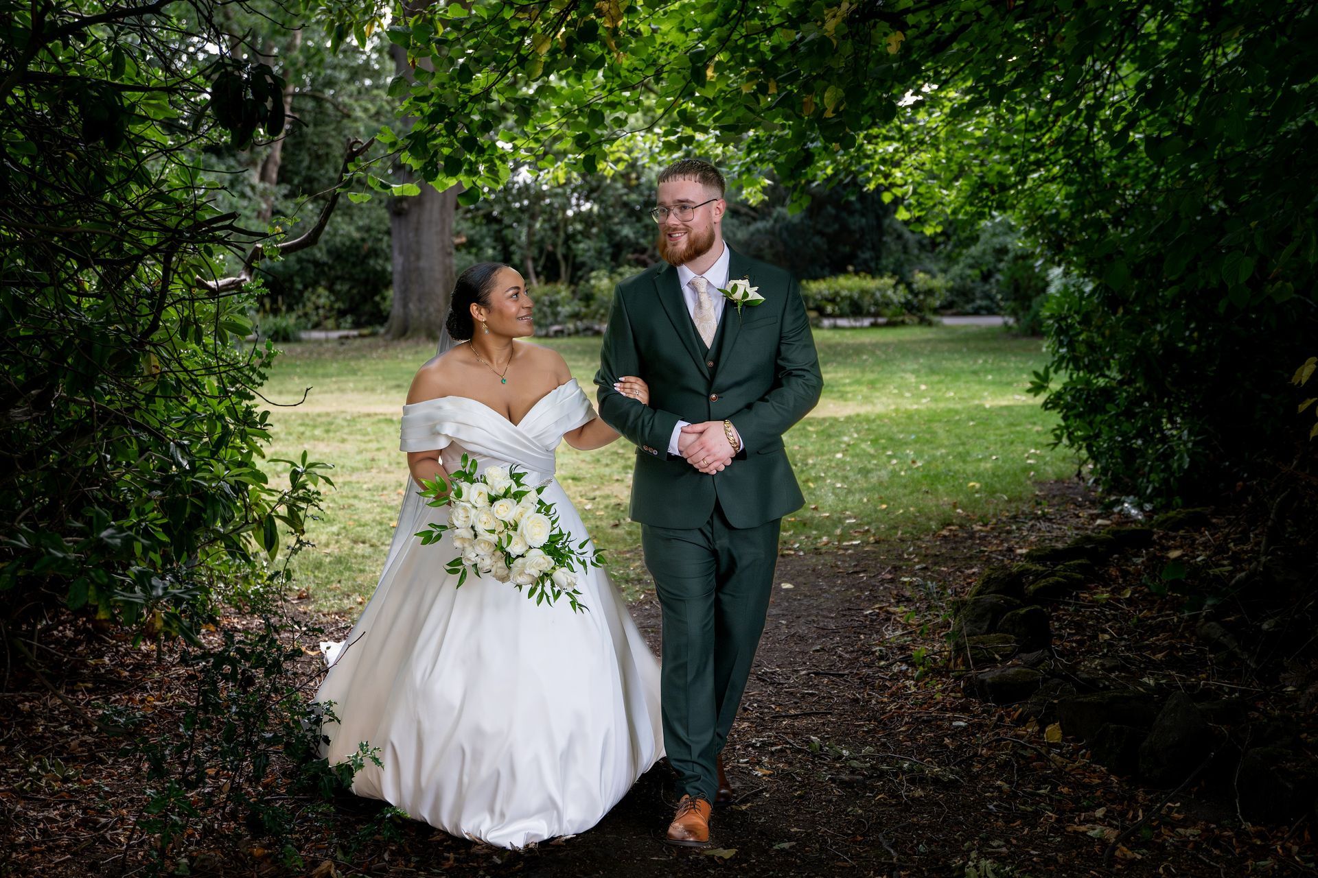 Your trusted wedding photographer - LS Photography - walking couple