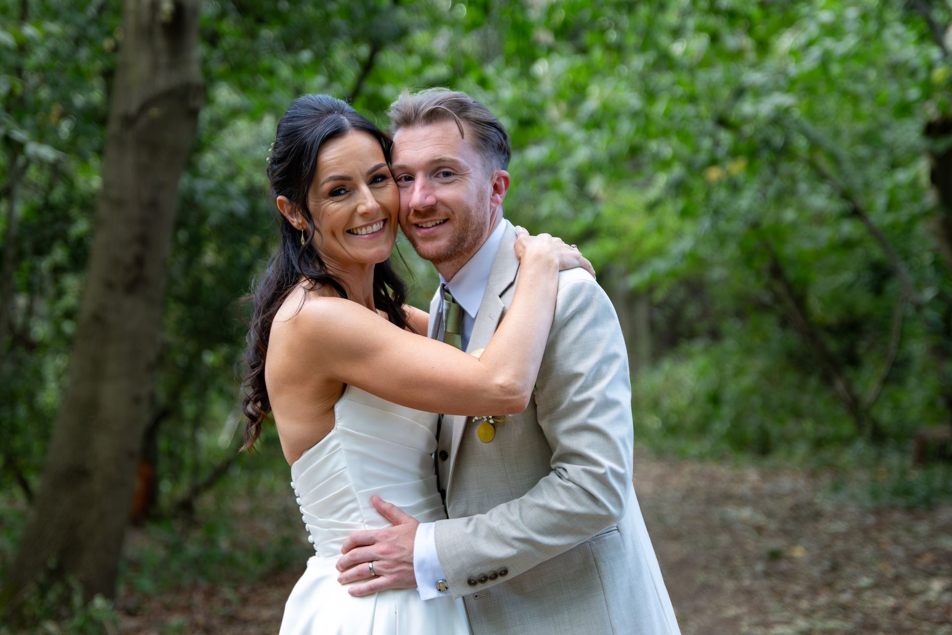 Trusted wedding photographer - LS Photography - in the woods