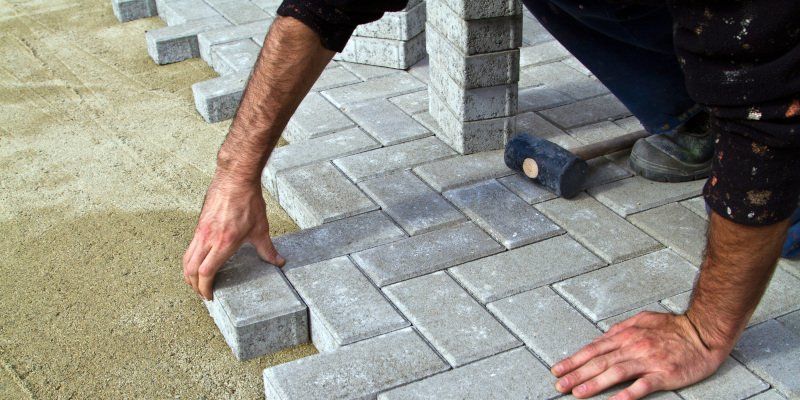 Hardscaping construction