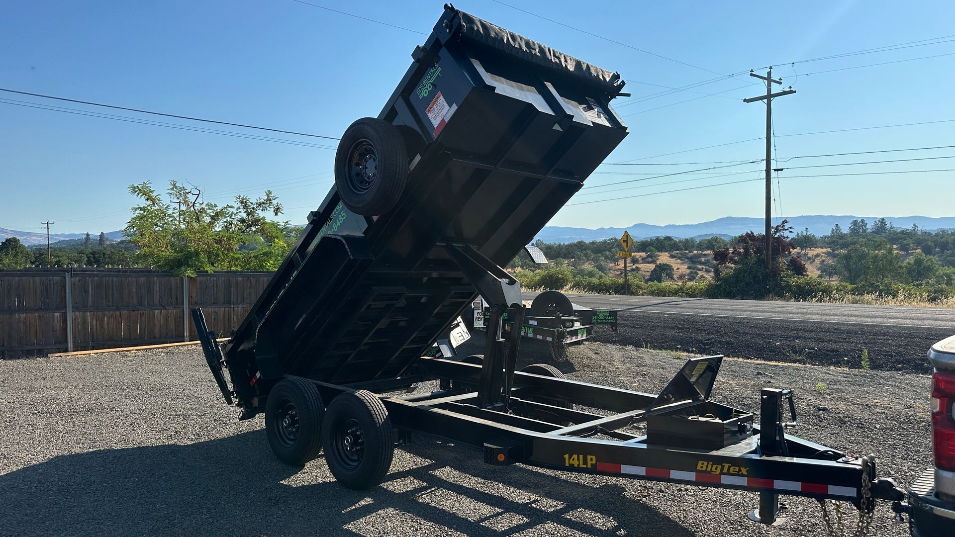 Dump Trailer for Rent