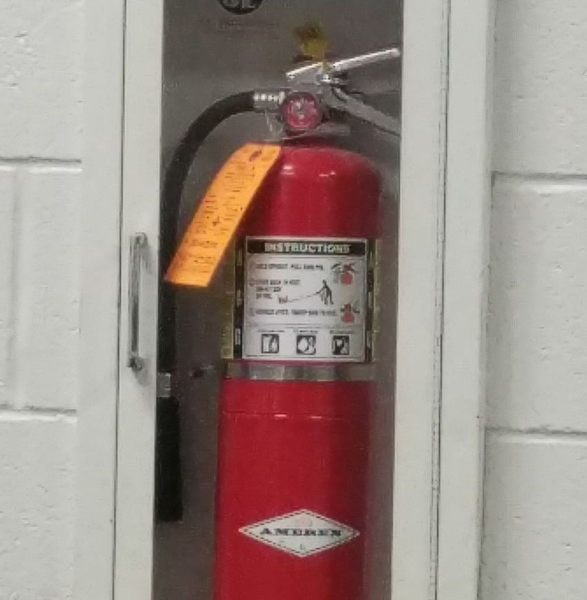 Fire Extinguisher in Case