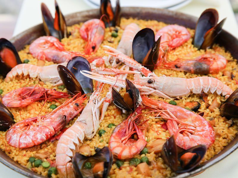 Carta digital, comidas